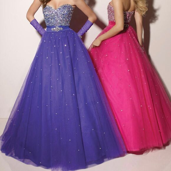 MORI LEE PAPARAZZI Ball Gown In Coral Pink Prom NWT - Picture 12 of 17